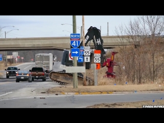 Urban logging with a timberpro