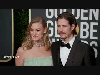 Yvonne strahovski and tim loden at the 76th annual golden globe awards