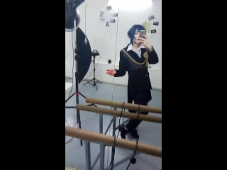 Shokudaikiri mitsutada cosplay backstage