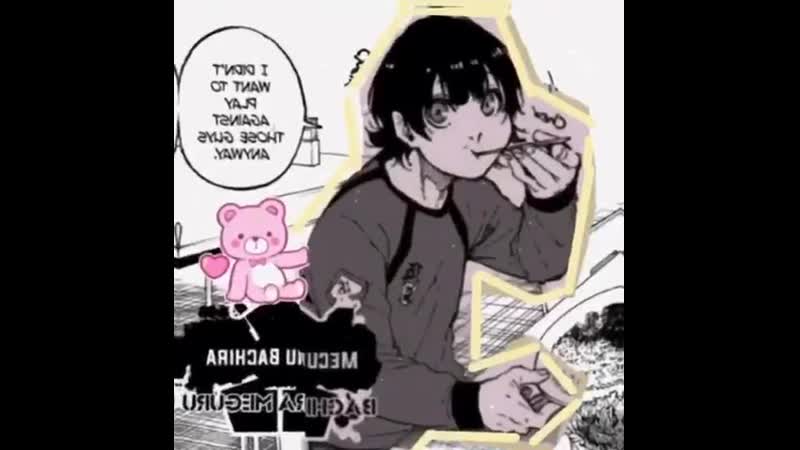 » blue lock; meguru bachira