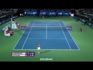 2016 dubai duty free tennis championships hot shot | elina svitolina