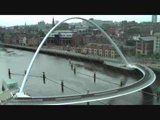 Timelapse of gateshead millennium bridge mp4