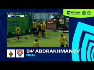 Freedom qj league kairat 4 2 kaisar abulkhaiyr abdrakhmanov