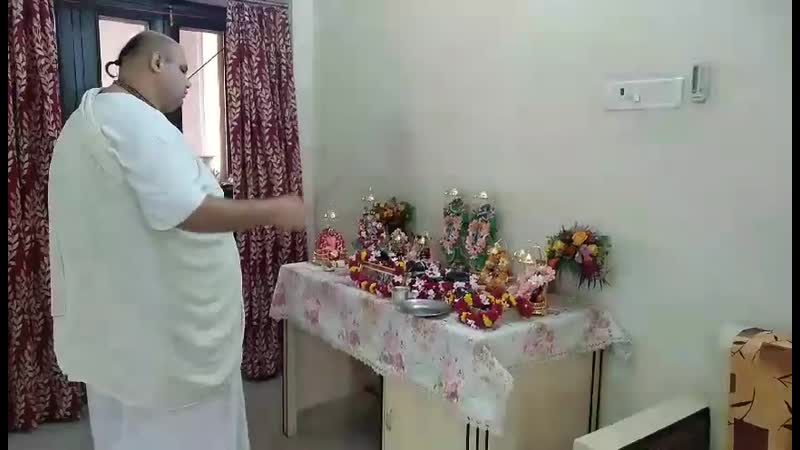 Утренняя пуджа, маяпур,