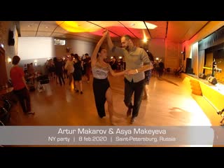 Artur makarov & asya makeyeva || ny party 8 feb 2020