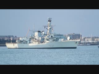 Hms westminster returns home to portsmouth december 2018