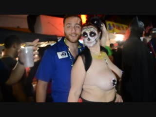 Fantasy fest sideshow motorboating | pawg