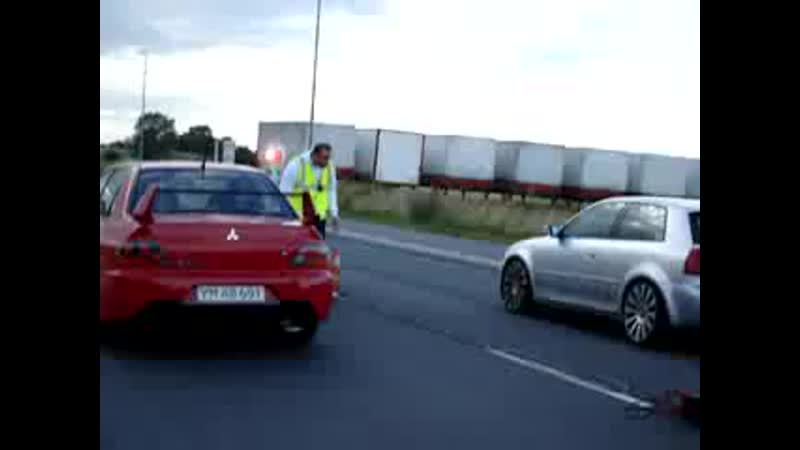 Audi porn video – Mitsubishi lancer evo ix vs audi s3