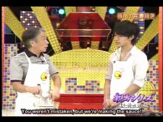 [chubaw desu yo] 2009 09 05 nishikido ryo makes pork ginger