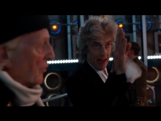 The first doctor enters the twelfth doctors tardis christmas special preview