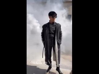 [fancam] 210930 марк на показе rick owens в париже