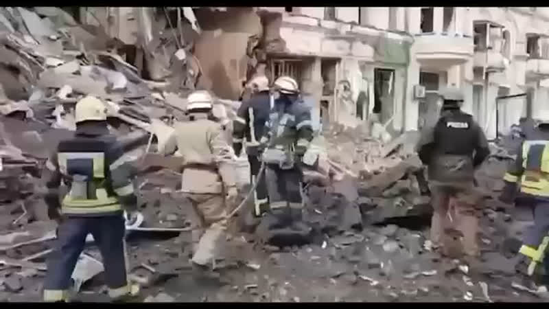 Очередной удар по центральной части харькова