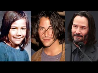 Keanu reeves face evolution from childhood to fifties hollywood insider