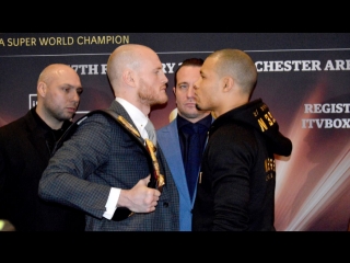 George groves chris eubank face off