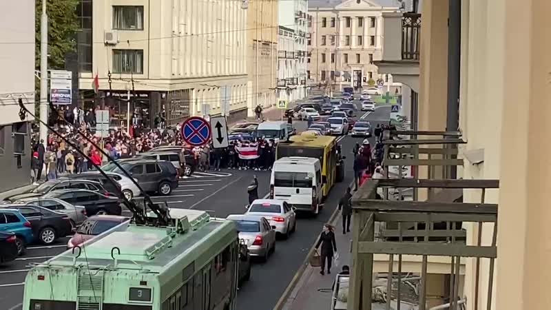 Каля чыгуначнага ў менску