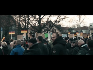 Demonstration zukunft heimat 20 februar 2016, lübben