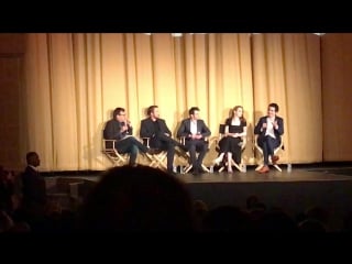 Ryan gosling, emma stone, and la la land director damien chazelle