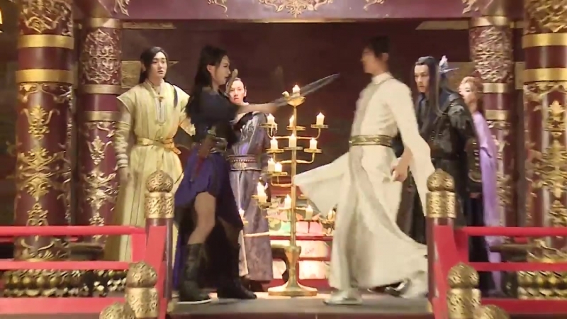 Бтс мейкинг сцены, впоследствии переснятой 幻城幕后花絮：没想到你们是这样的小分队