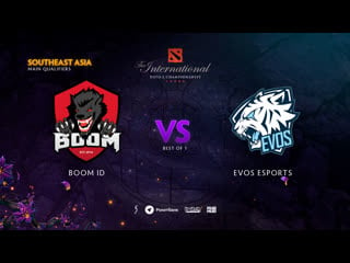 Boom id vs evos esports, ti9 qualifiers sea, bo1 [mila]