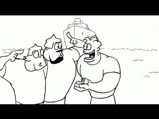 Три богатыря и титаник titanic three russian bogaturs animation three russian bogaturs139