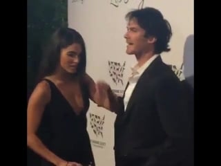 Nikki reed and ian somerhalder at the humane society to the rescue gala