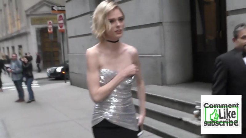 Coco rocha outside cipriani wall street in new york