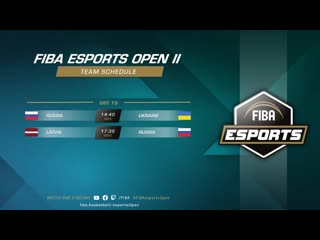 Fiba esports open ii day 2 lat rus