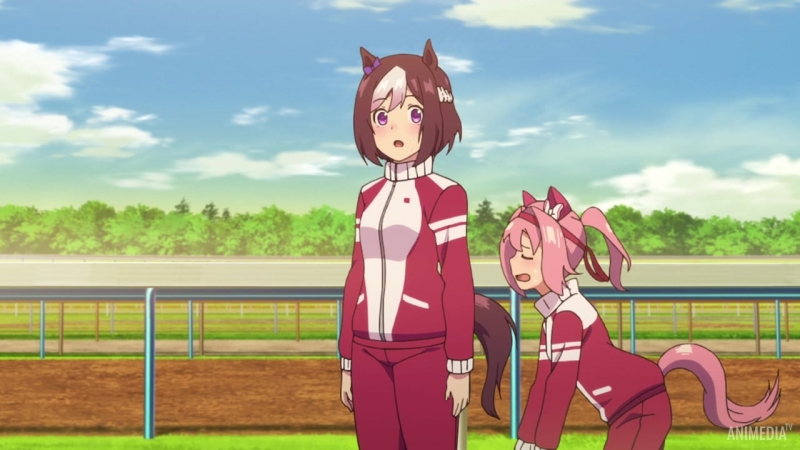 Девушки пони славное дерби / uma musume pretty derby 1 серия / русская озвучка / / 01