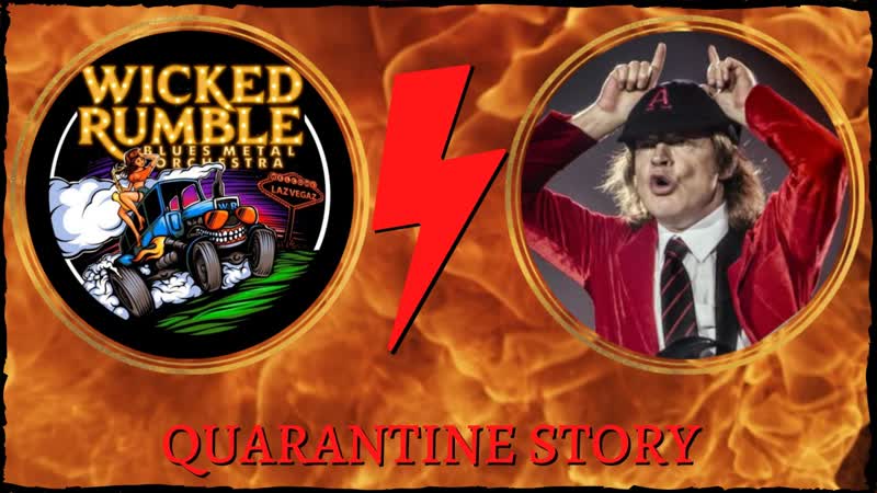 Wicked rumble whole lotta rosie (self isolation acdc cover)