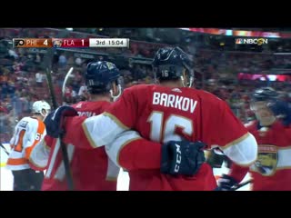 Barkov scores goal