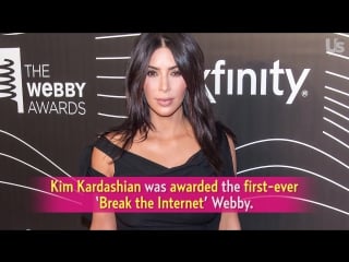 Kim kardashian awarded first break the internet webby award