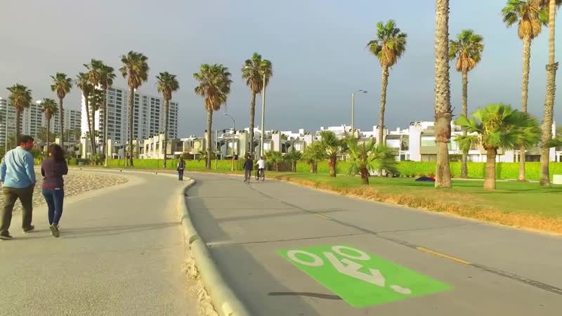Walking from venice beach to santa monica pier in los angeles, california 【4k】