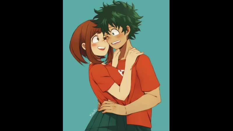 Моя геройская академия! / деку и урарака