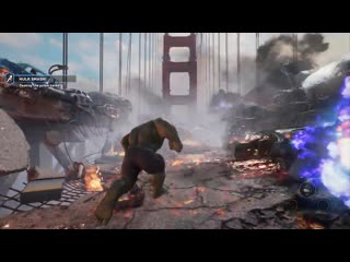 Marvels avengers a day prologue gameplay footage [en esrb]