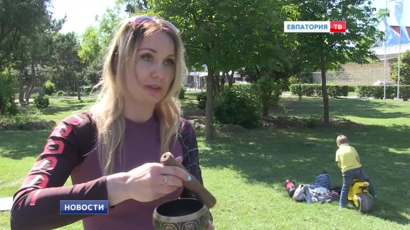 Услышать внутреннее «я» евпаторийцам помогла «вело йога»