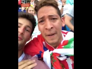 Panama celebrate scoring their first ever world cup goal #ф2018