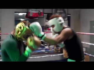 Saul canelo alvarez sparring with nobuhiro ishida