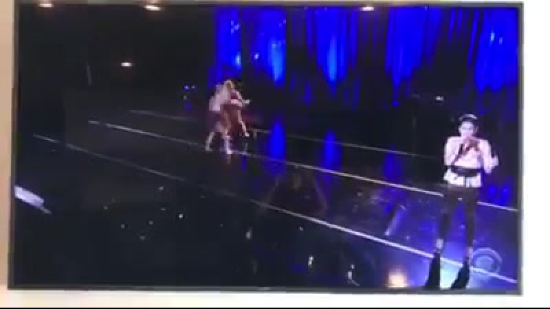 Chloe lukasiak and brittany pent dancing to titanium as sung by caly bevier