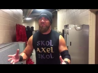 Curtis axel после матча с braun strowman