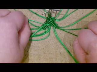 Macrame four leaf clover st patricks day