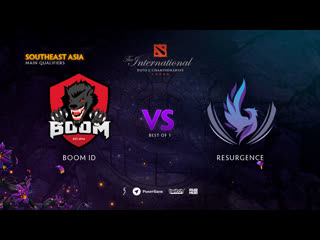 Boom id vs resurgence, ti9 qualifiers sea, bo1 [adekvat mortalles]