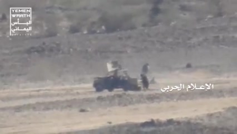 Хуситы подорвали пикап саудовских наемников