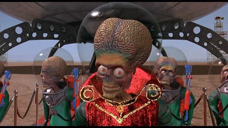 ᴴᴰ марс атакует! / mars attacks! (1996) тим бертон (фантастика, черная комедия) 1080p