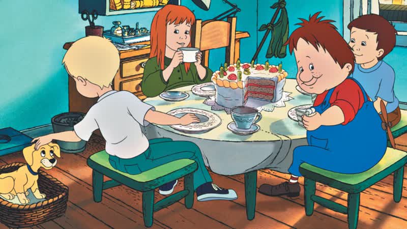 Карлсон, который живет на крыше / karlsson pa taket (2002, швеция) вибеке идсе (мультфильм, экранизация, астрид линдгрен)