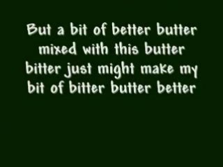 Betty botter a song version of the old classic tongue twister by bryant oden