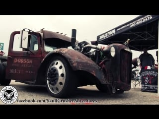 Texas dually rat rod diesel @ texas diesel nationals 2015