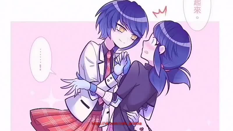 Edit marinette dupan chen and kagami tsurugi || cafe jelatina