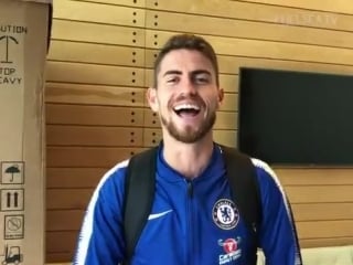 No pressure jorginho, it's just the boss watching! /