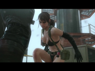 Mgsv quiet & big boss rain scene!