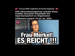 Lovestorm people tv #eu #ausnahmeregelung erlaubt einen #mrna #covid19 #impfstoff mit #genmanipulier